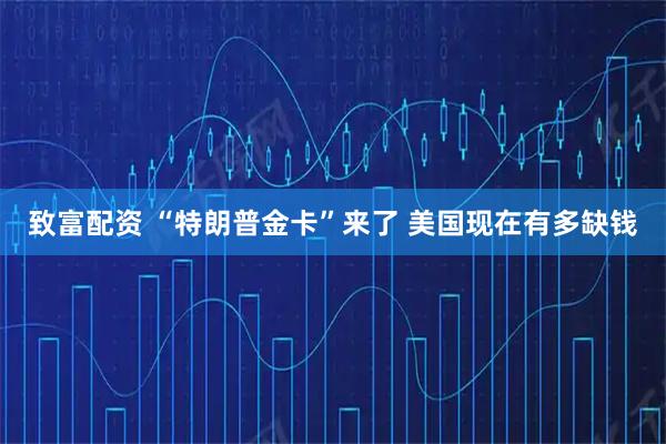 致富配资 “特朗普金卡”来了 美国现在有多缺钱