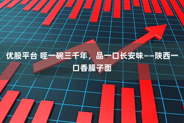 优股平台 咥一碗三千年，品一口长安味——陕西一口香臊子面