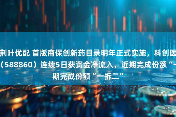 荆叶优配 首版商保创新药目录明年正式实施，科创医药ETF（588860）连续5日获资金净流入，近期完成份额“一拆二”