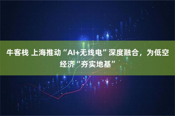 牛客栈 上海推动“AI+无线电”深度融合，为低空经济“夯实地基”